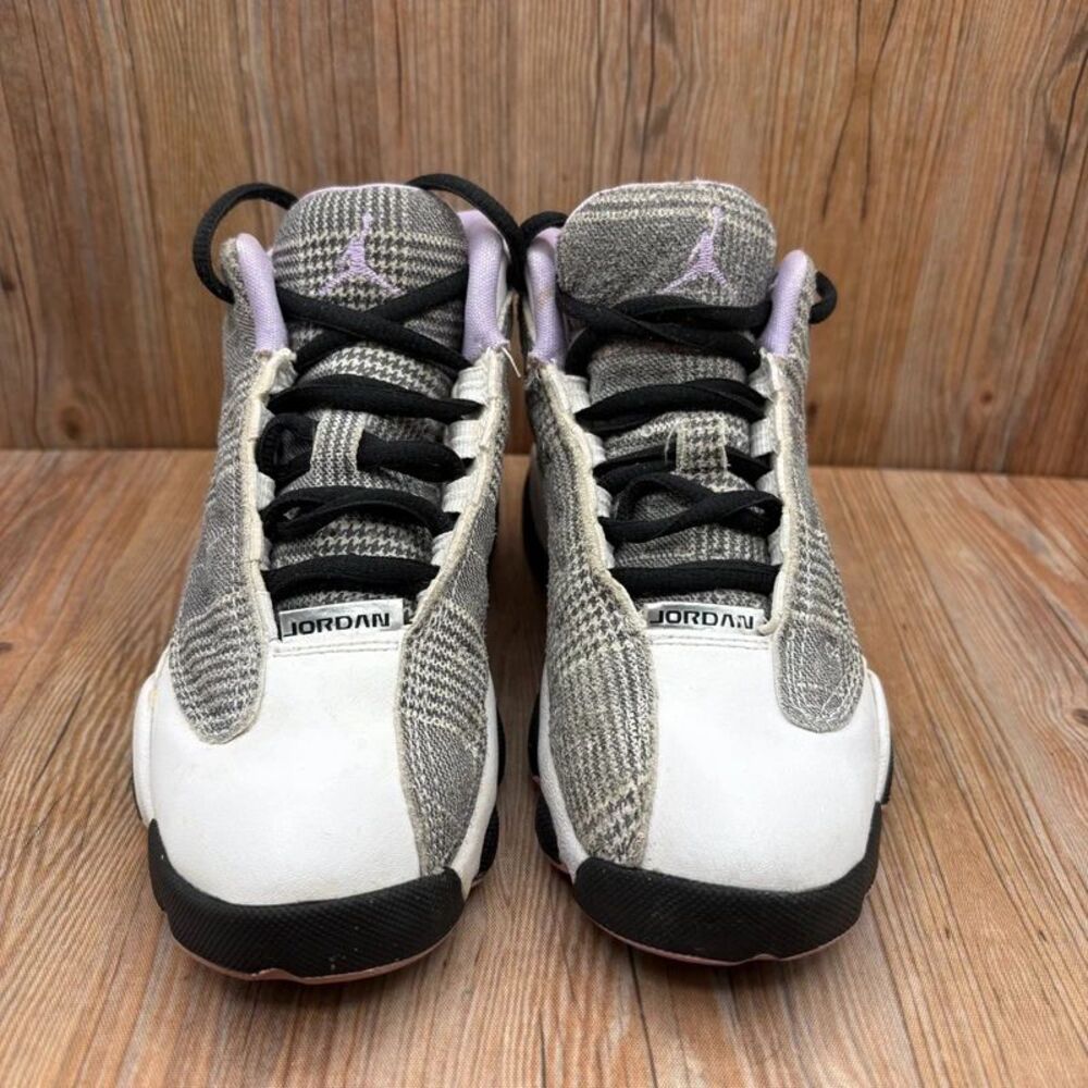 Nike Air Jordan 13 Retro Preschool PS Houndstooth Kids Black Lilac-White 12C - Picture 2 of 8